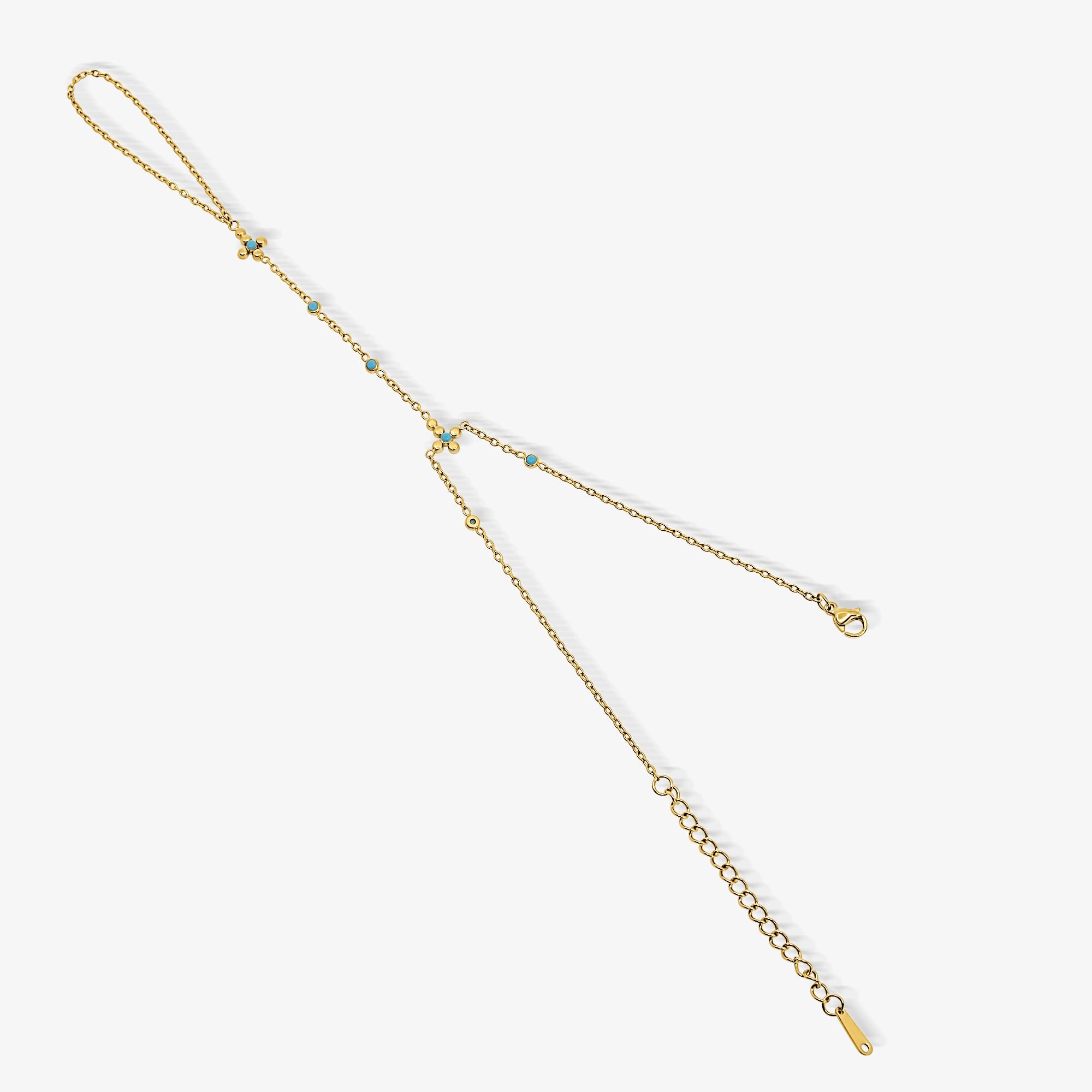Aqua Dreams Hand Chain - EVRYJEWELS