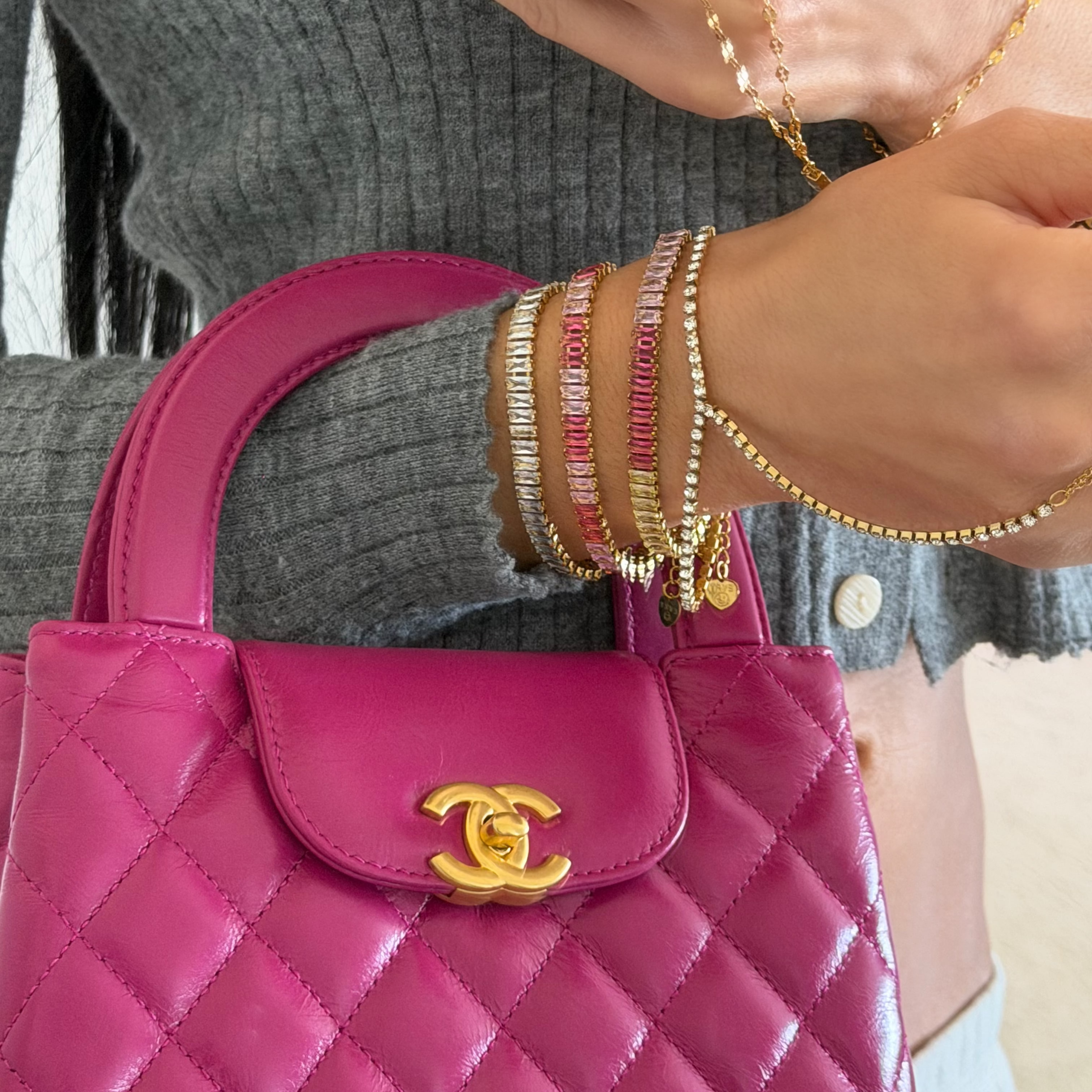 Frost Beam Tennis Bracelet