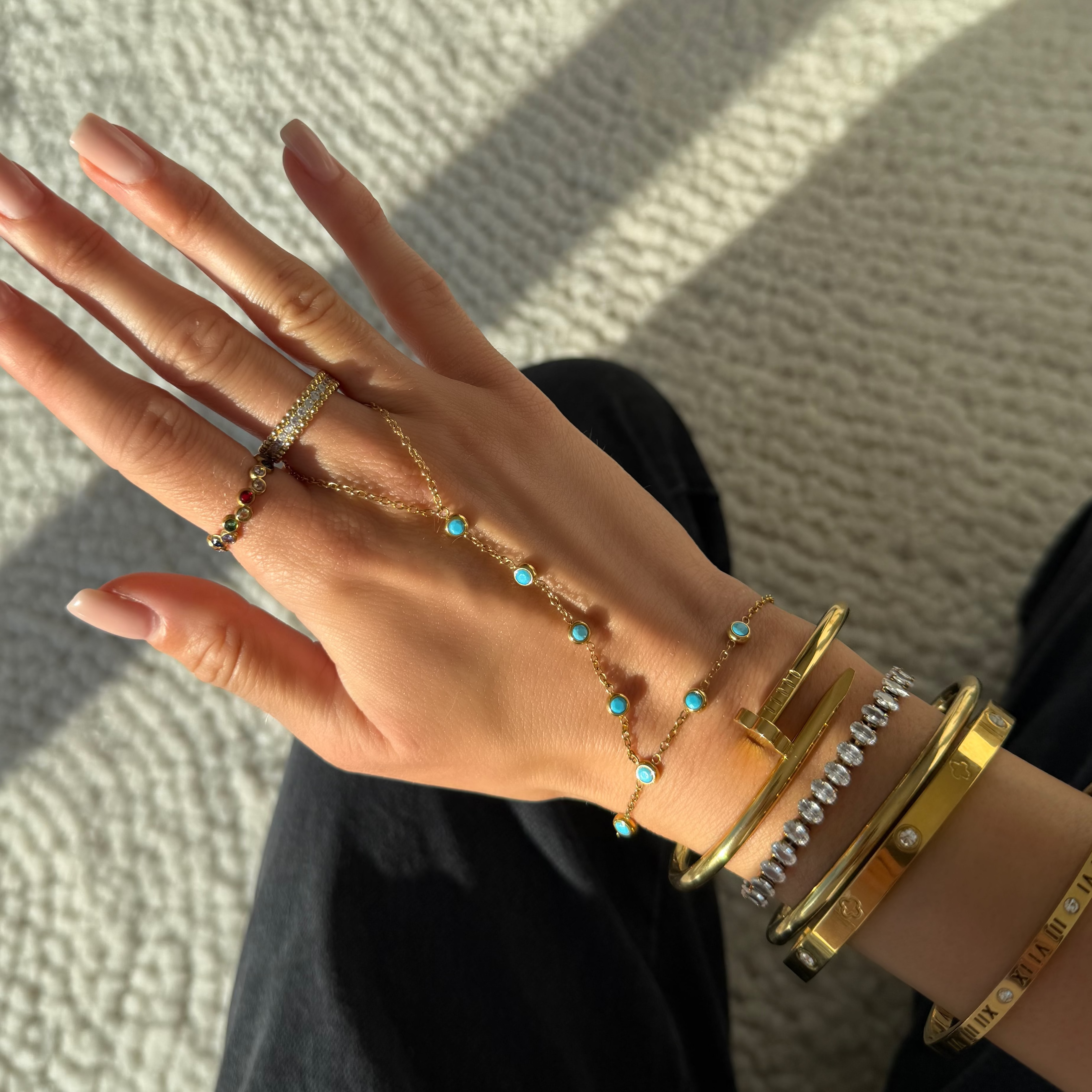 Aqua Dreams Hand Chain