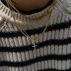 Heavenly Hour Cross Necklace