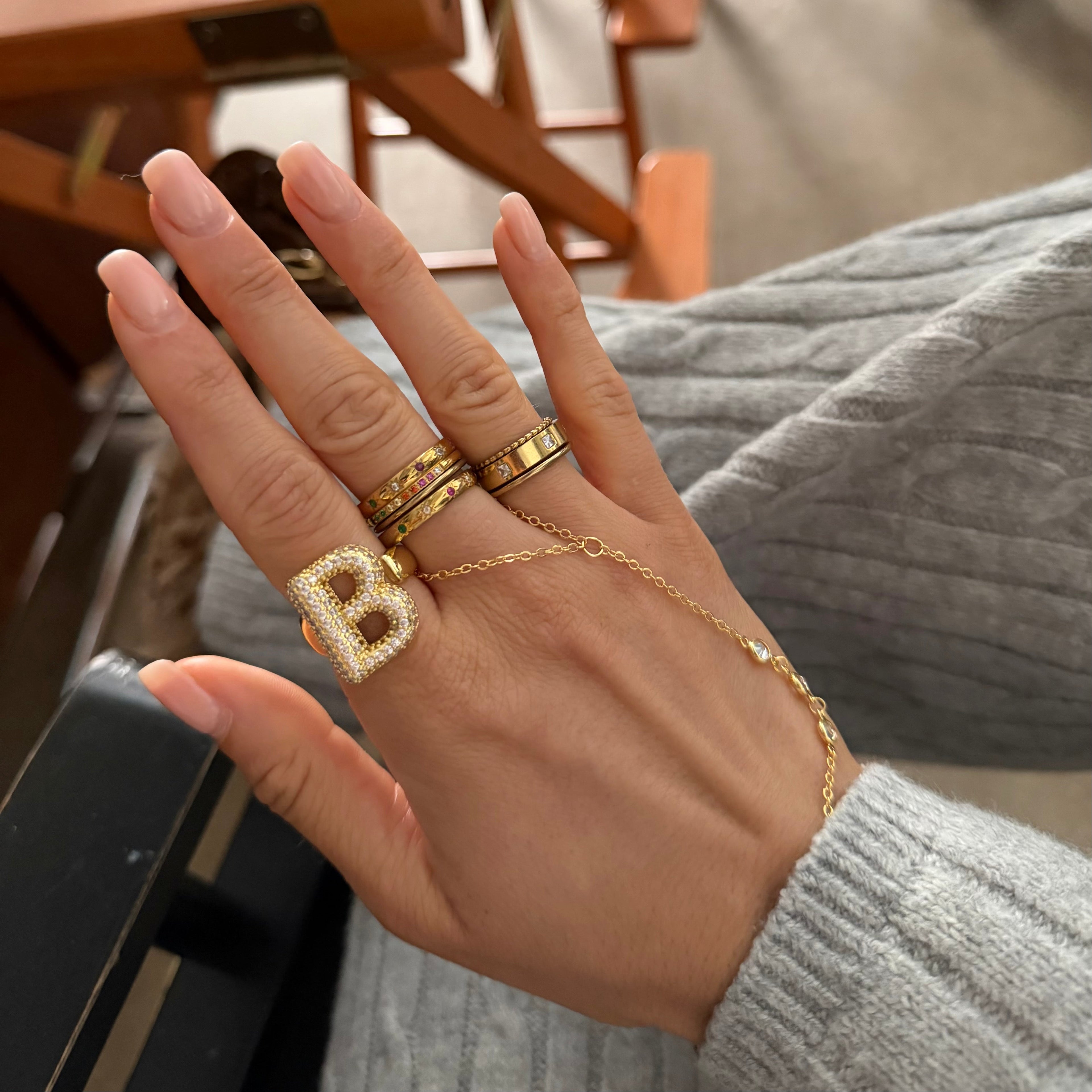 Rainbow's End Ring Set