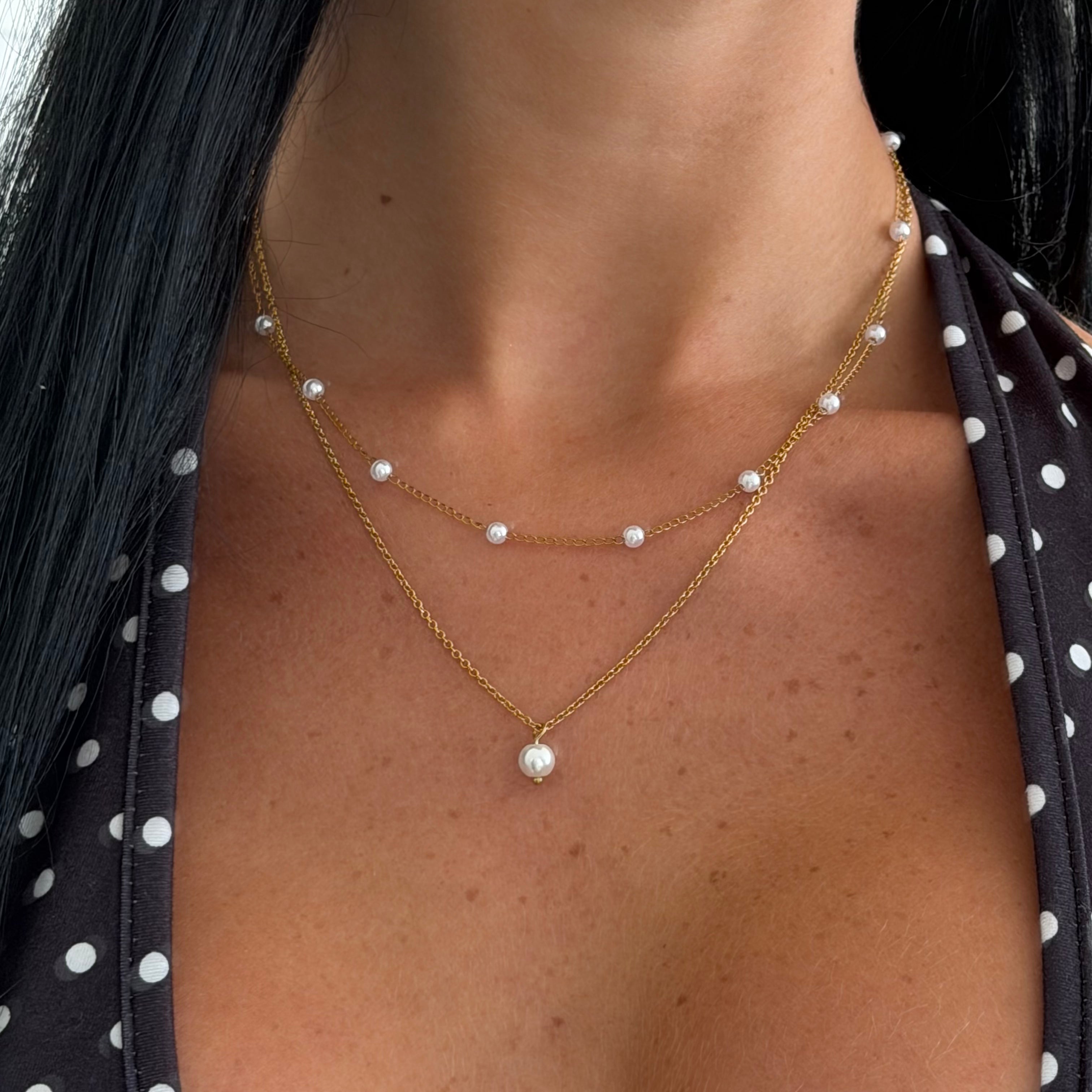 Celestial Pearl Necklace - EVRYJEWELS