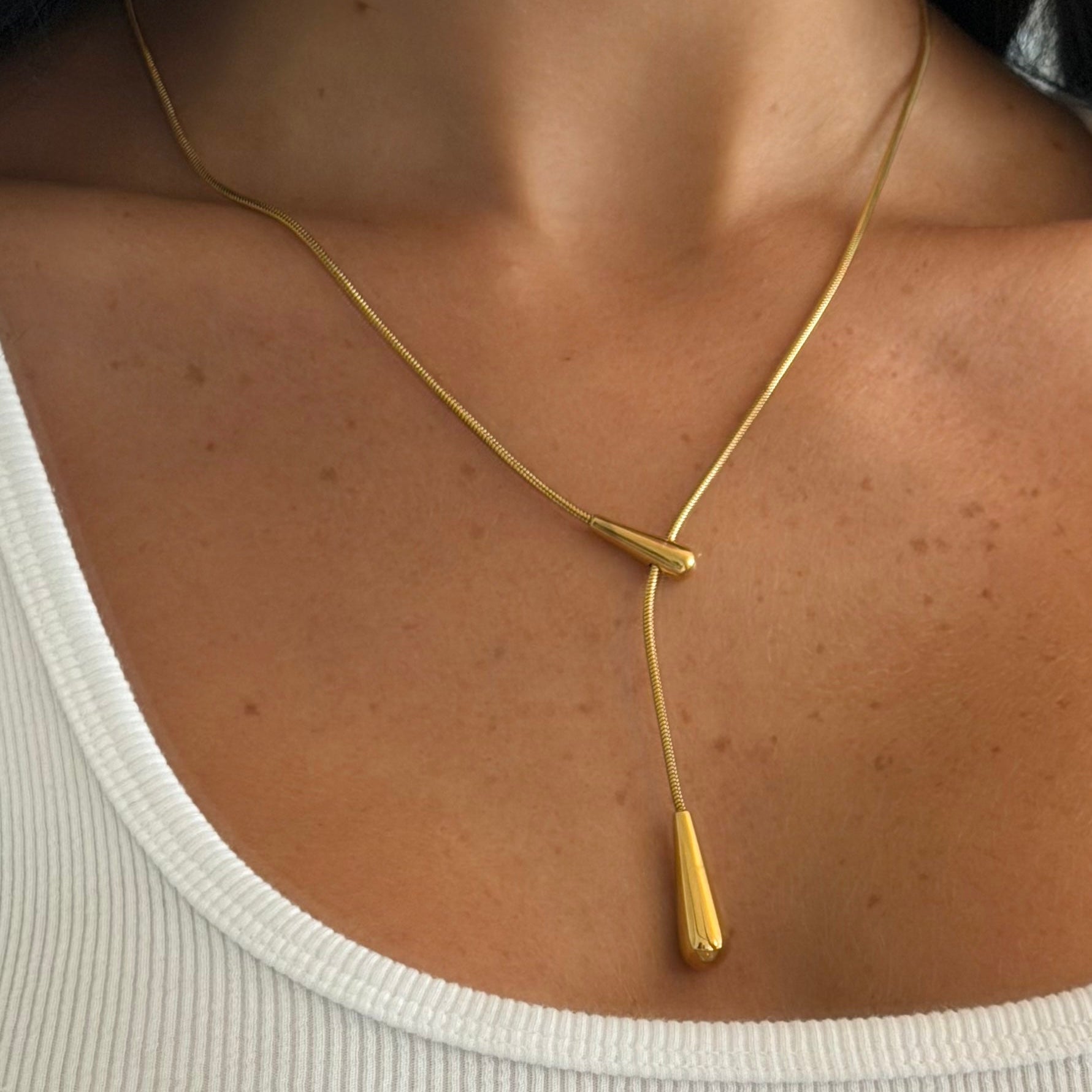 Leah Lariat Necklace - EVRYJEWELS