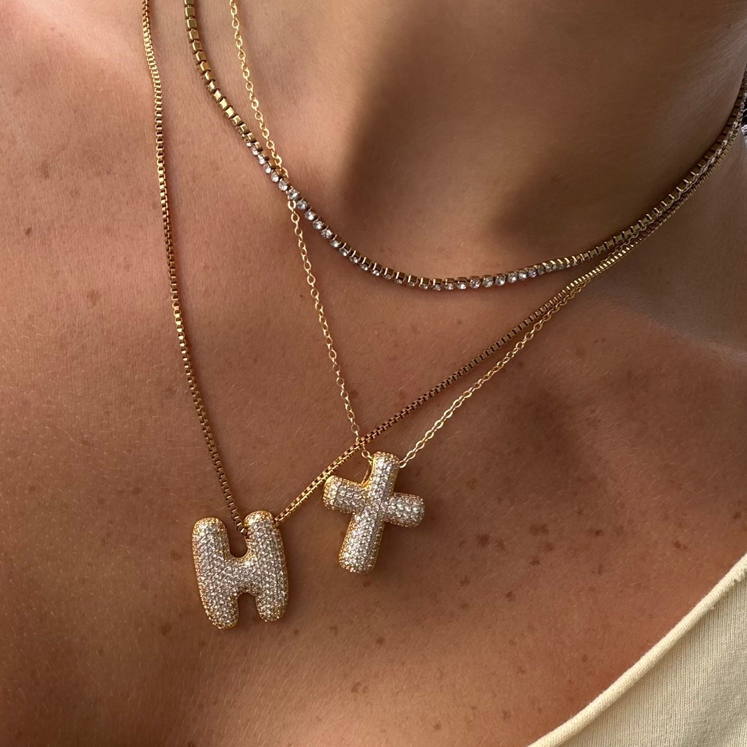Forever Blessed Cross Necklace - EVRYJEWELS