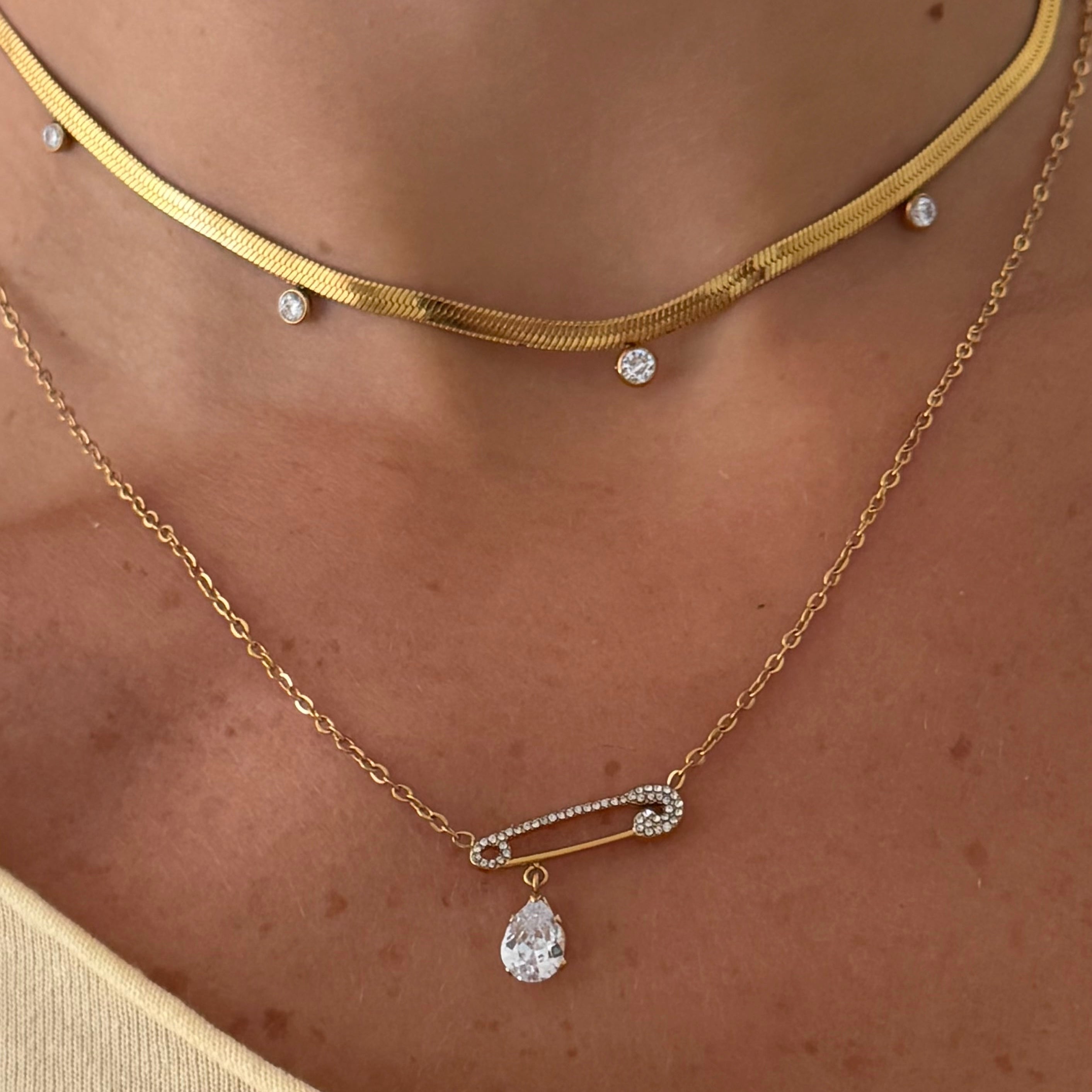 Glow Dots Choker Necklace