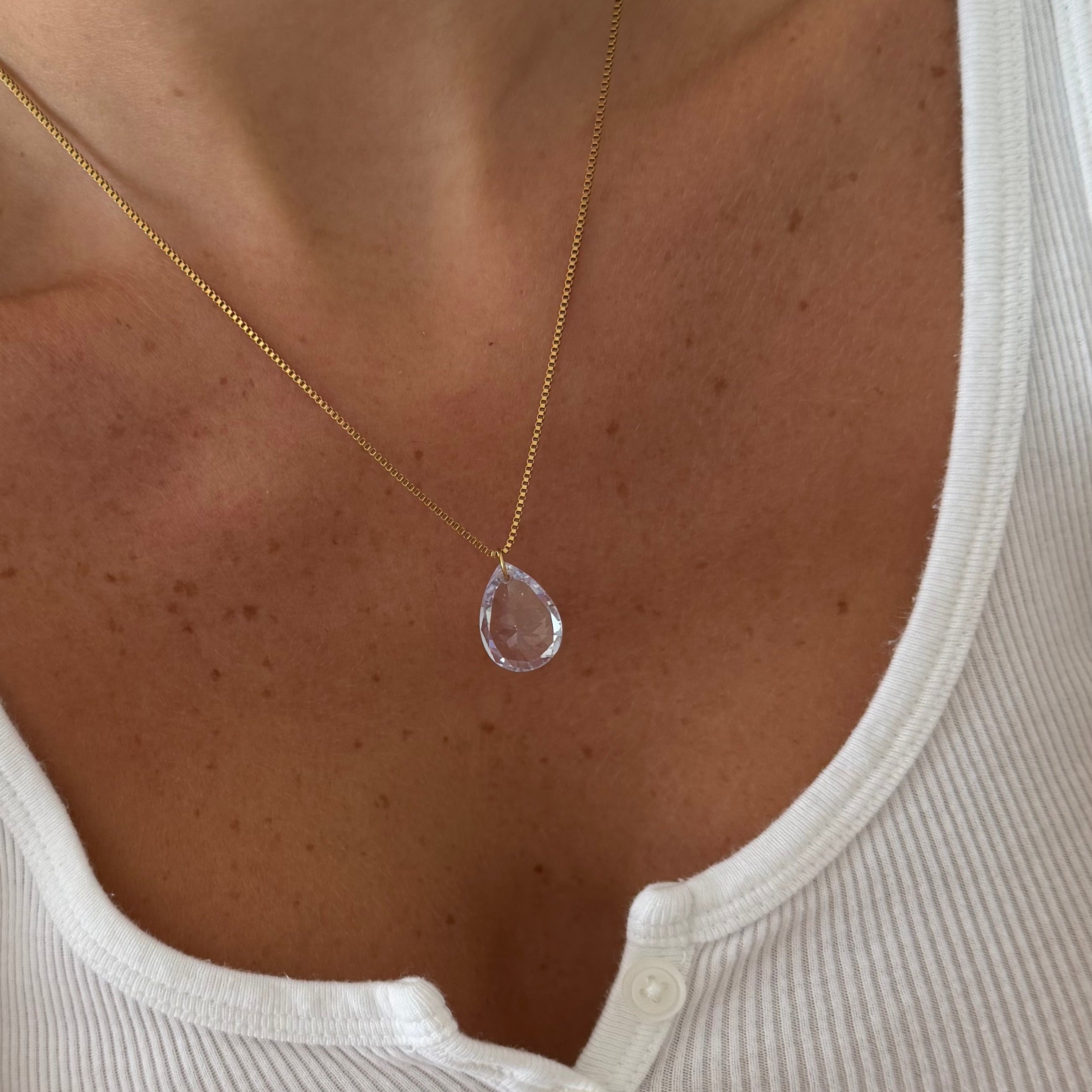 Shine Drop Necklace - EVRYJEWELS