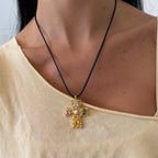 Popstar Cross Cord Necklace