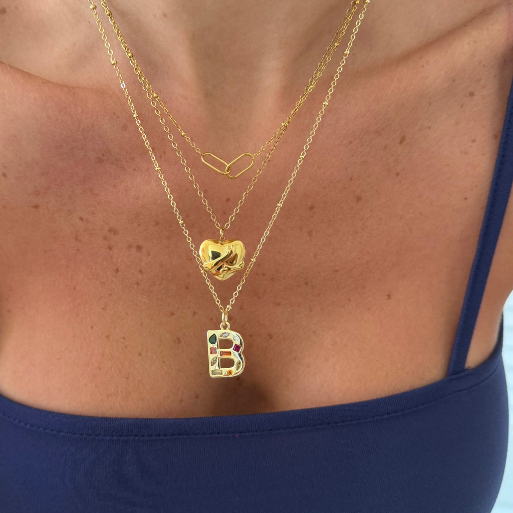 Bright Babe Initial Necklace