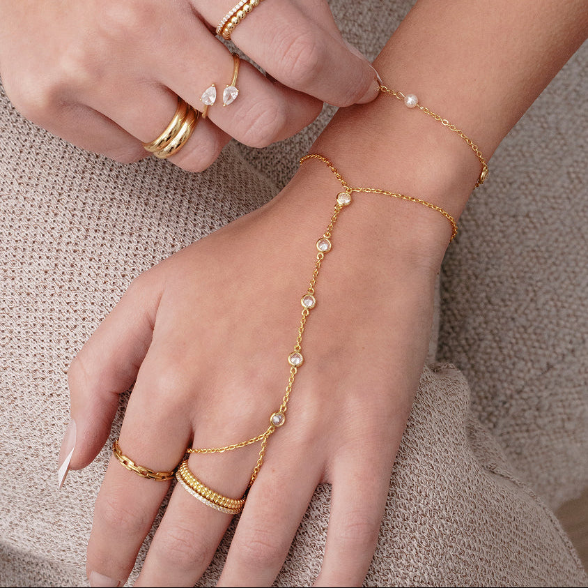 Pearl & Diamond Bracelet - EVRYJEWELS