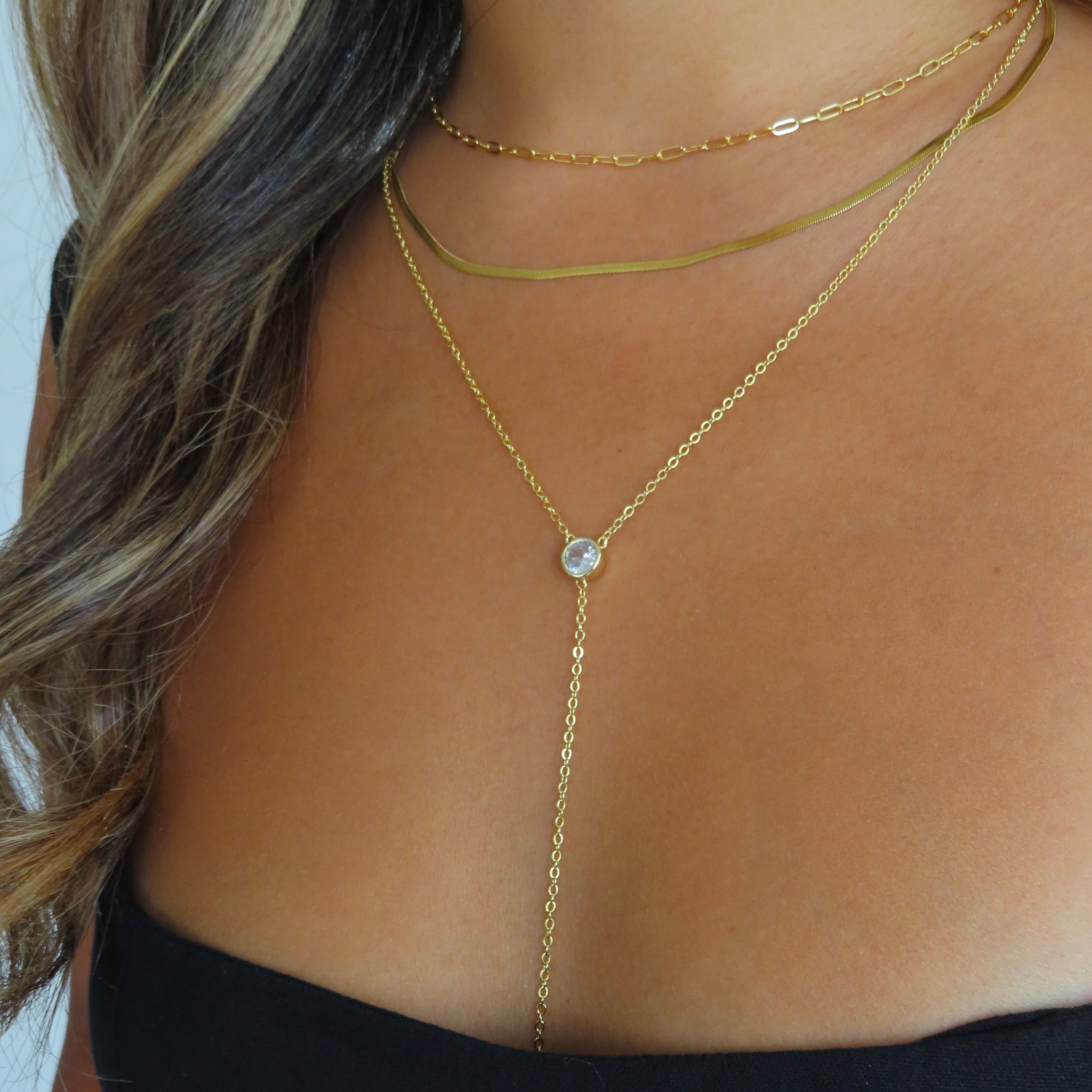 Alina Lariat Necklace