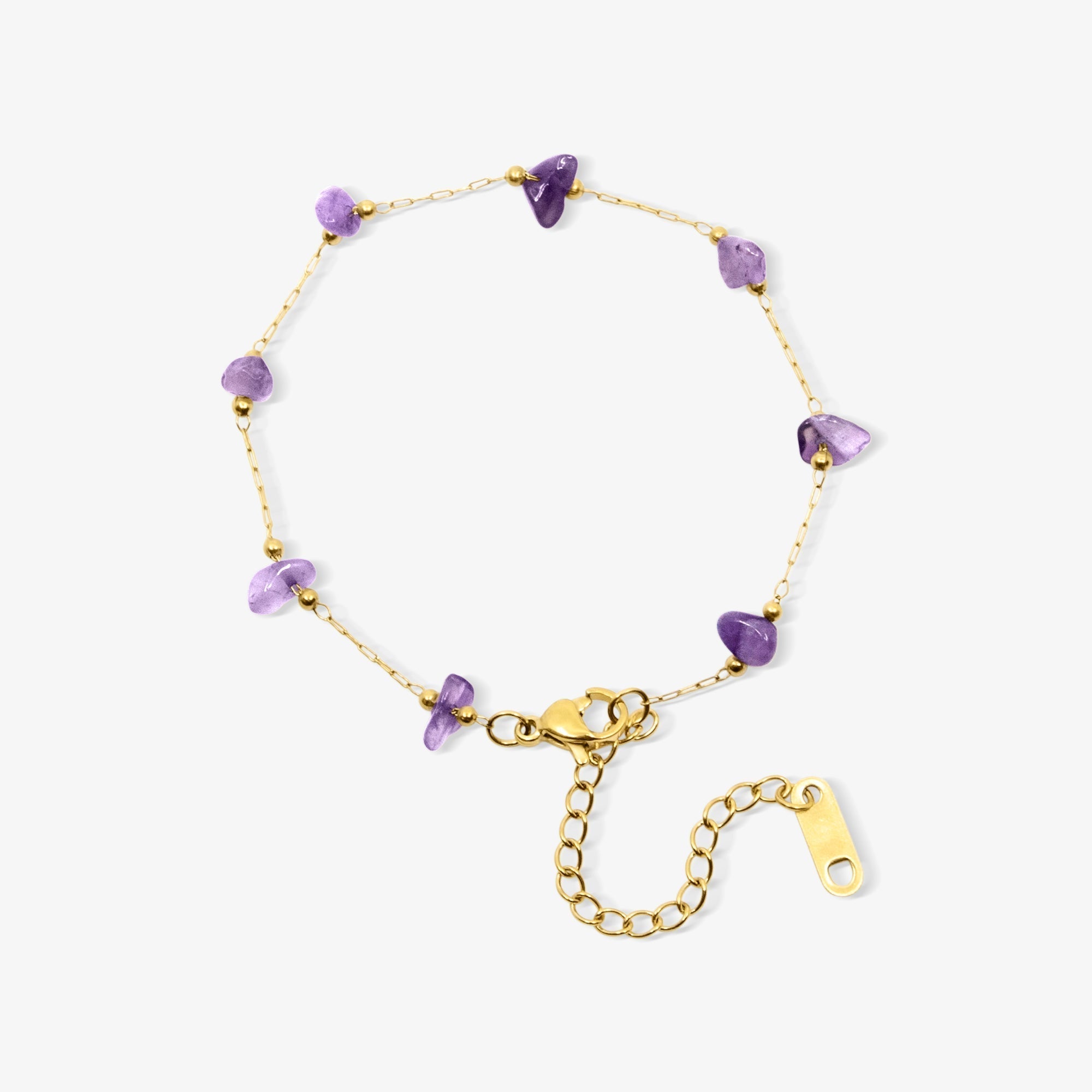 Amethyst Angel Bracelet