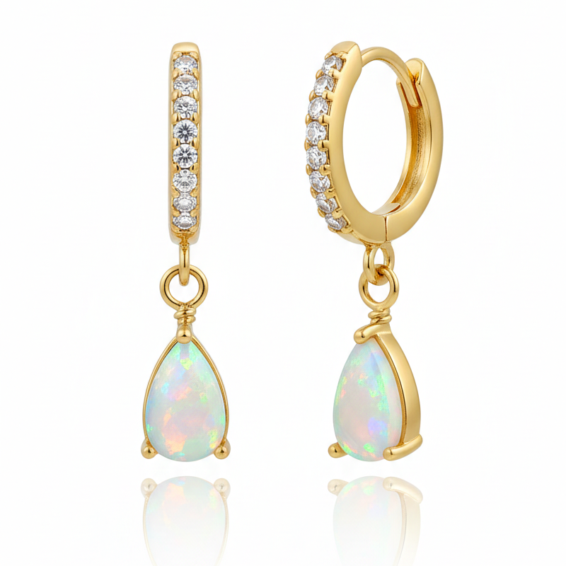 Angel Glow Drop Earrings