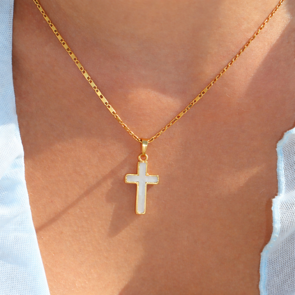 Aura Cross Necklace - EVRYJEWELS