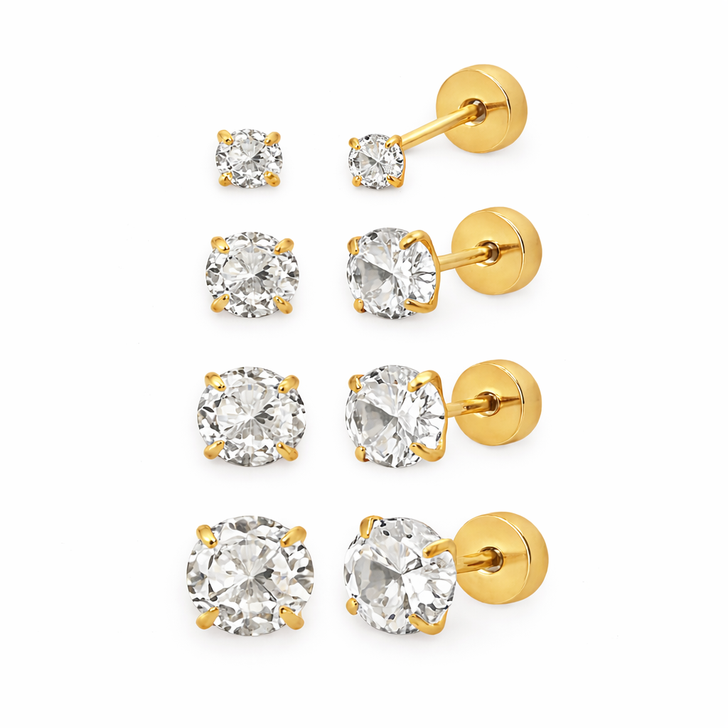 Babydoll Flat Back Earrings