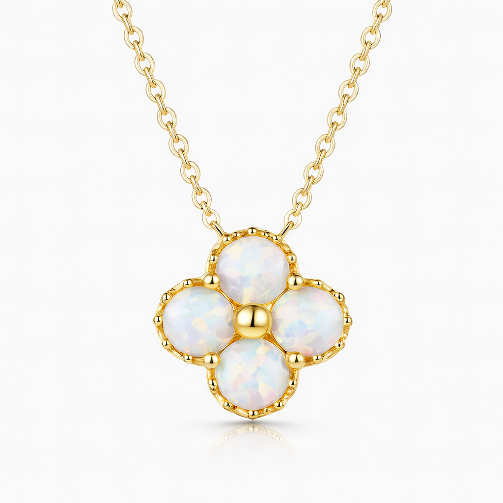 Opal Blossom Necklace